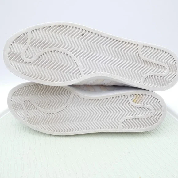 Adidas La Marque Aux 3 678208 Mens 12 Athletic Shoes White Leather Sneakers - Picture 7 of 11